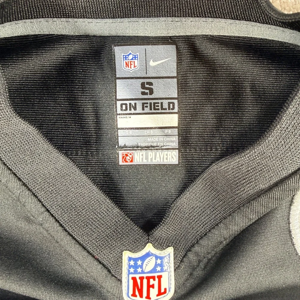 Nike On Field Mike Wallace #17 Steelers Jersey Youth Small Black NFL Football